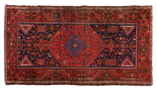 Persian hand-knotted wool rug, 20th century