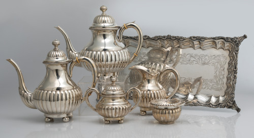 Spanish silver salvilla, Law 916, 20th century
