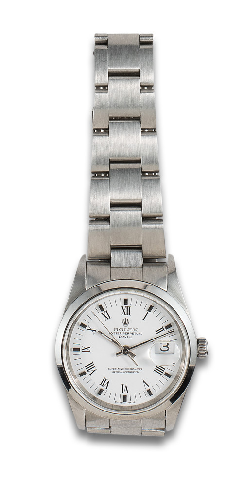  , RELOJ DE PULSERA ROLEX OYSTER PERPETUAL DATE EN ACERO