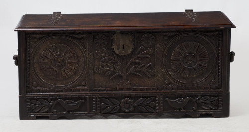 Chestnut chest, northern Spain, 19th century and later