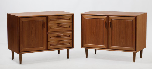 Two chests of drawers, Denmark, 20th century