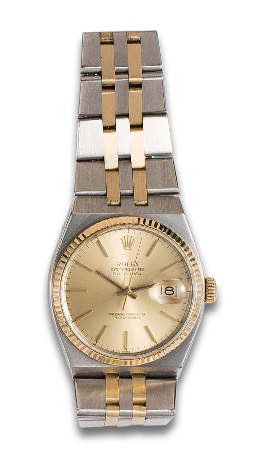 RELOJ DE PULSERA ROLEX OYSTER QUARTZ DATEJUST, EN ACERO Y O