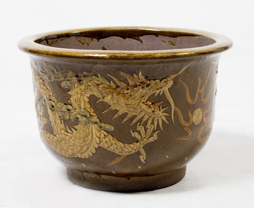 Stoneware planter, China, 20th century