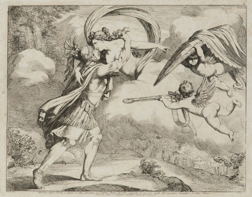 BARTOLOMEO PINELLI, "La Eneida de Virgilio", Pareja de agua