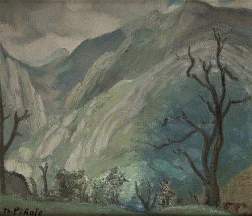 NICANOR  PIÑOLE, NICANOR PIÑOLE Gijón (1878 / 1978) "Mounta