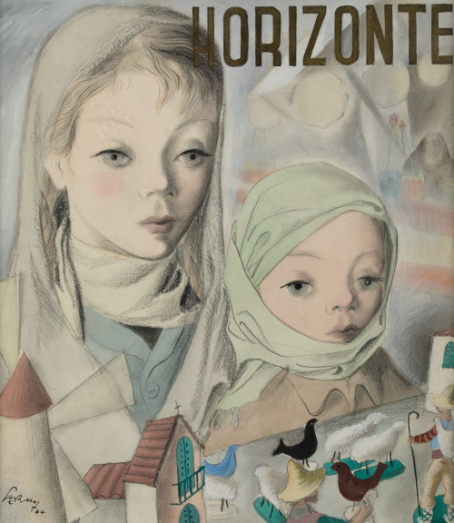 RICARDO SUMMERS YSERN (SERNY), "Horizonte", 1940, Grafito, 