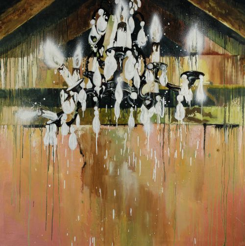 ARMANDO MARIÑO, "Lámpara II", 2007, Óleo y acrílico sobre l