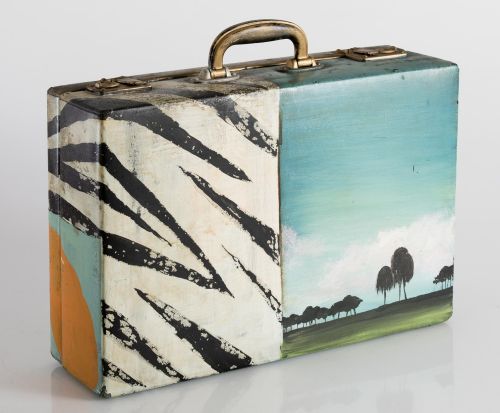 PEP GUERRERO, "Maletín", Objeto pintado