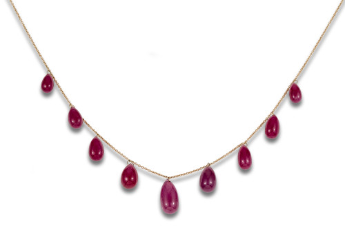 RUBY CHOKER, IN YELLOW GOLD