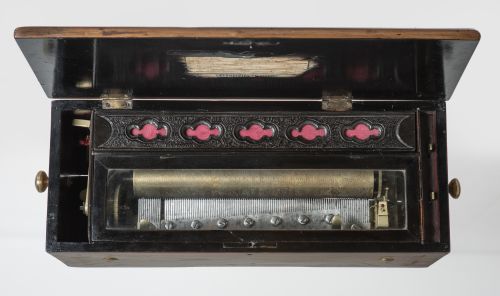 Caja de música con seis melodías, Suiza, ffs.S.XIX - pps.S.