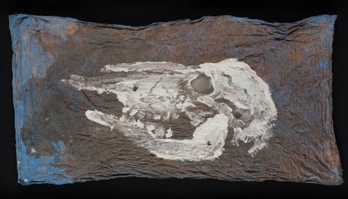 MIQUEL BARCELÓ, "Cap de Gos", 1989, Técnica mixta sobre tel