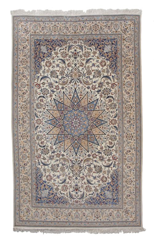 Persian hand-knotted wool rug, 20th century