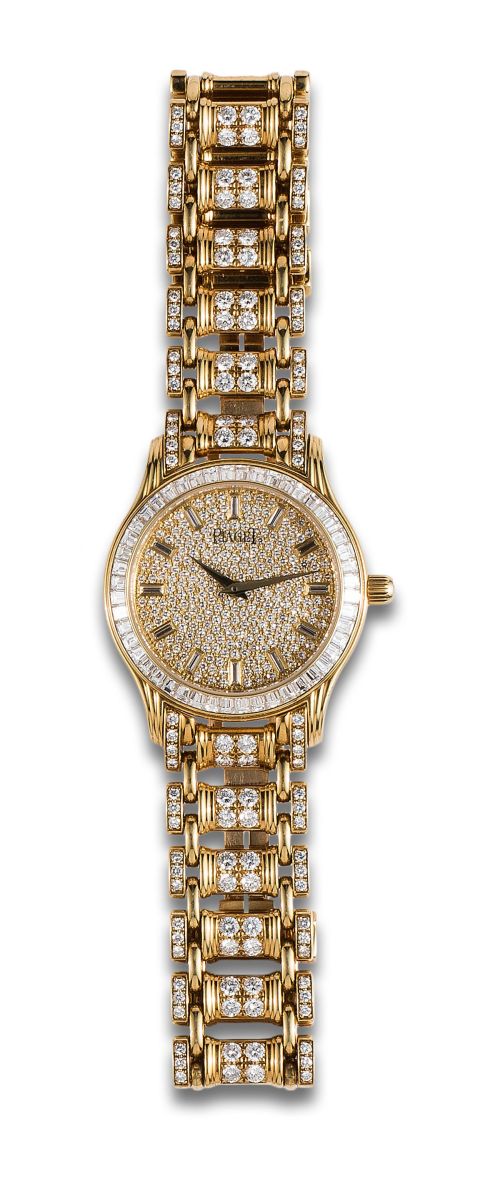 RELOJ DE PULSERA PIAGET EN ORO AMARILLO CON DIAMANTES