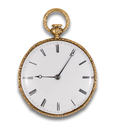 RELOJ DE BOLSILLO LEPINE DE ORO AMARILLO