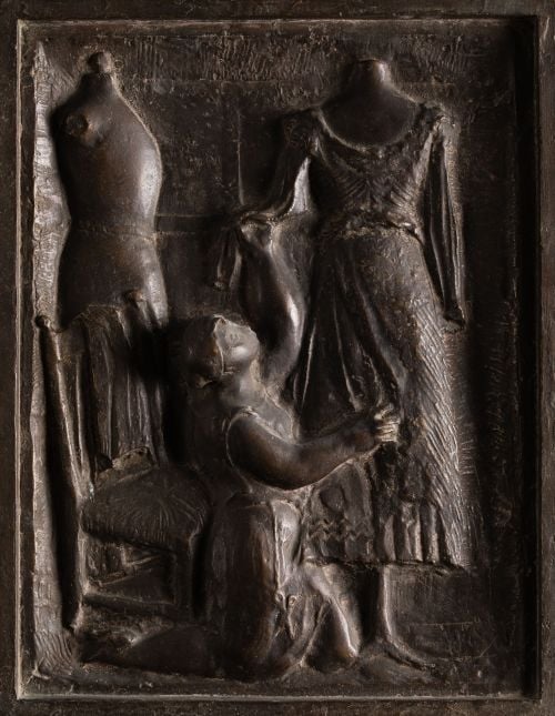 CRISTINO MALLO, "El taller de costura", 1948, Escultura de