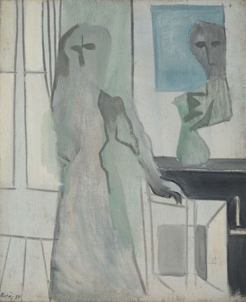 FRANCISCO BORES, "Journée claire", 1934, Óleo sobre lienzo