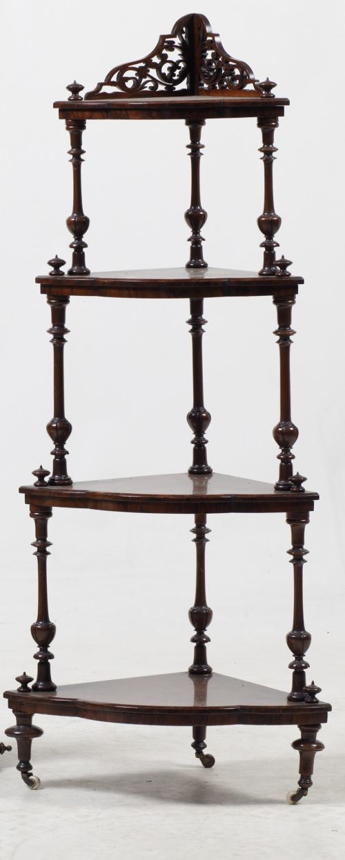 Victorian corner "whatnot", England, 19th century