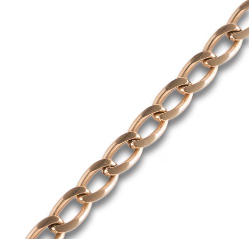 PULSERA BARBADA DE ORO CON COLGANTE ARIES