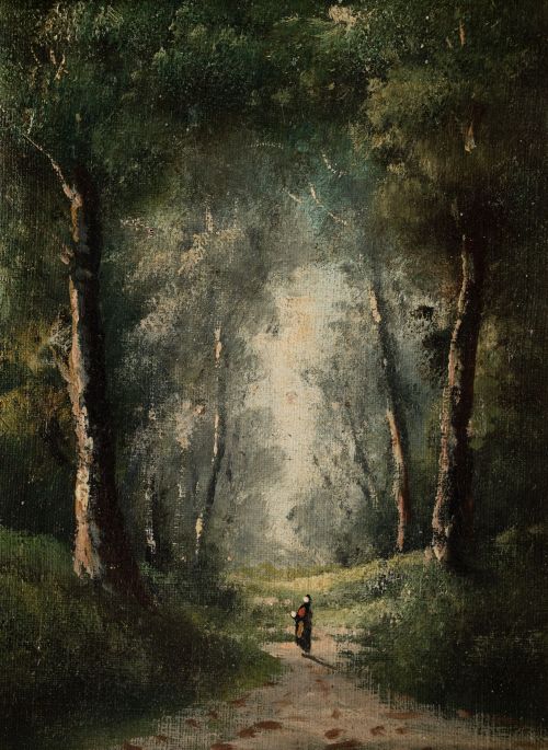 ANONYMOUS (Late 19th century - Early 20th century) "Path in