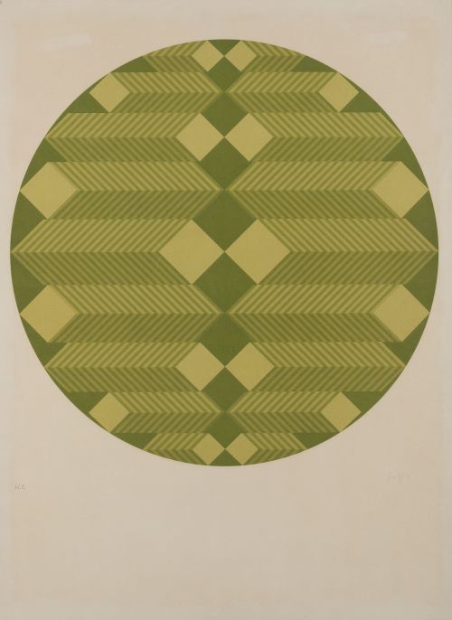EUSEBIO SEMPERE, "Sin título, serie Composiciones", 1975, L