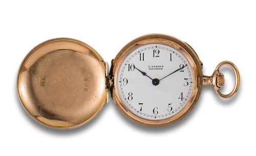 RELOJ DE BOLSILLO SABONETA DE DAMA EN ORO AMARILLO