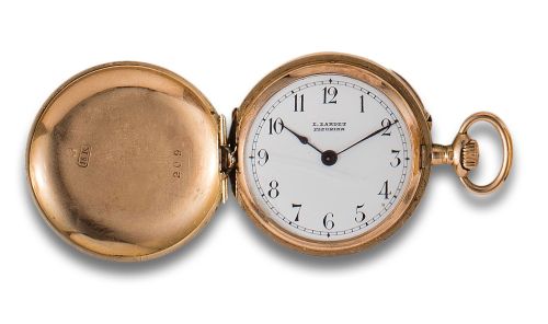 DAMANAPOLEON SABONETA POCKET WATCH, IN YELLOW GOLD