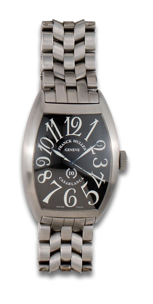 RELOJ DE PULSERA FRANCK MULLER CASABLANCA, EN ACERO