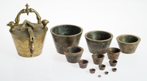 Nested vase weight, Nuremberg, 18th century