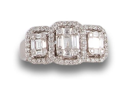 DIAMOND RING, IN WHITE GOLD