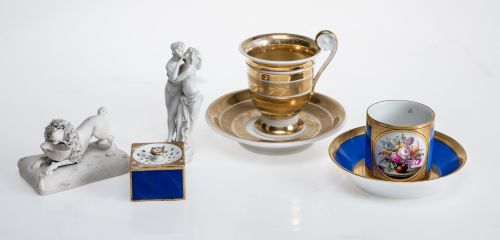 Lot of porcelain from different periods and manufactures