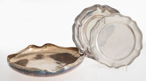 Centro de mesa de plata peruana ley 925, S. XX