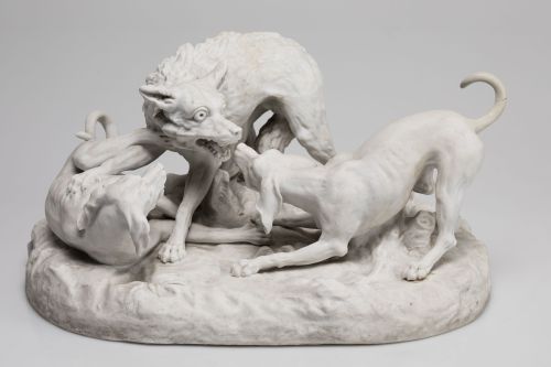 "Agarre", biscuit group according to Sèvres models, 20th ce