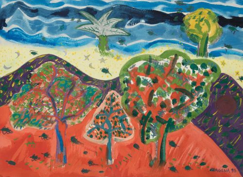 MAGENA, MAGENA (20th century) "Coastal landscape", 1995