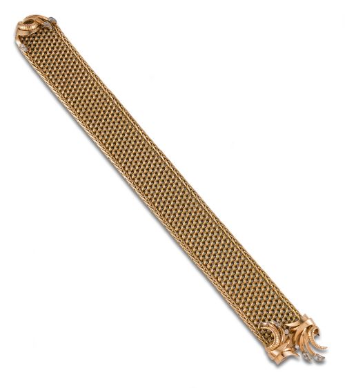 CHEVALIER GOLD AND DIAMOND BRACELET