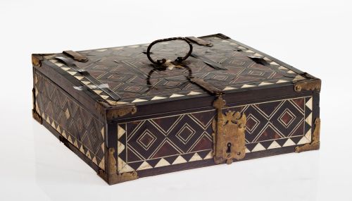Marquetry box, New Spain, 18th century