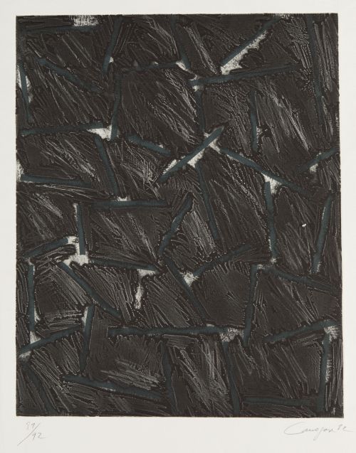 RAFAEL CANOGAR, "Los Andes", 1982, Aguafuerte sobre papel