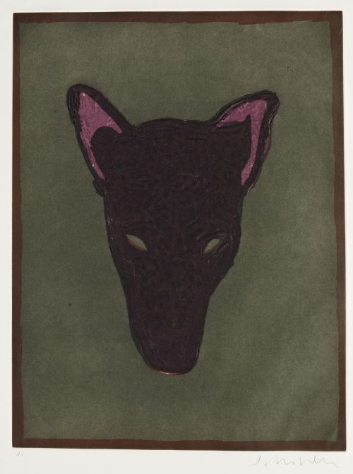 FRITZ SCHOLDER, "Sin títlo", Grabado.