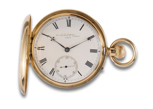 SABONETA JR POCKET WATCH WITH YELLOW GOLD PLATING