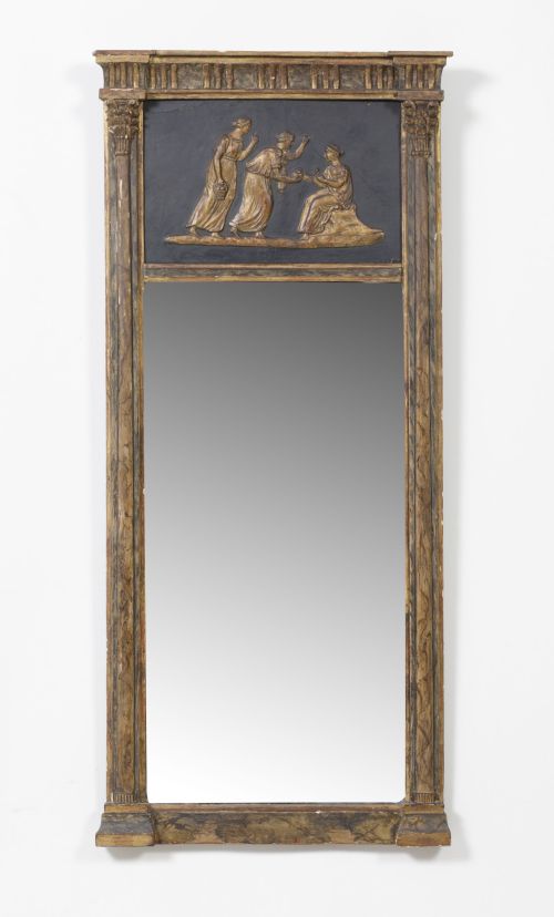 Trumeau de gusto neoclásico, Francia, c. 1900