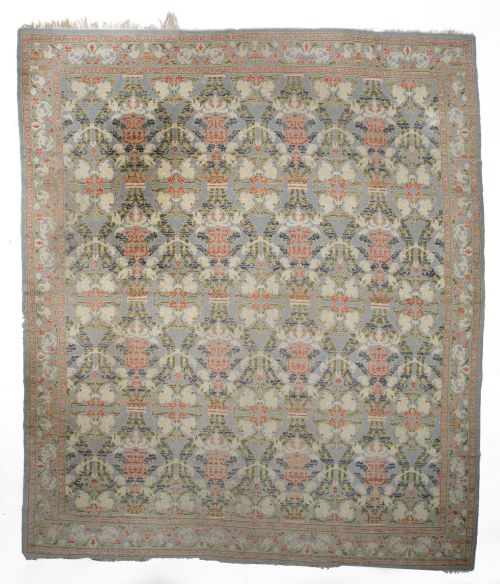 Alfombra Cuenca de lana anudada a mano, España, S.XX