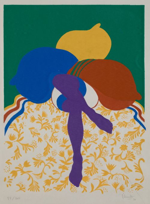 EDUARDO ÚRCULO, "Sin título", 1971, Serigrafía sobre papel