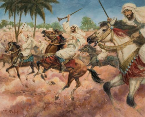 FRANCISCO BATET, “Fantasía árabe”, Óleo sobre lienzo