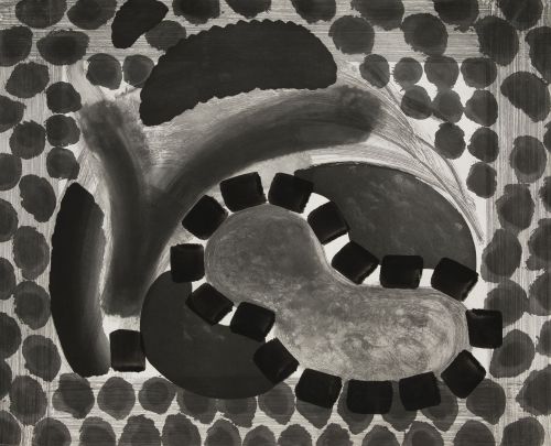 HOWARD  HODGKIN, "David&#39;s Pool at Night", 1985, Aguafuerte