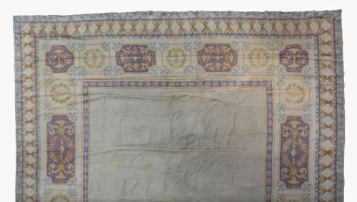 Hand-knotted wool rug, Spain, 20th century