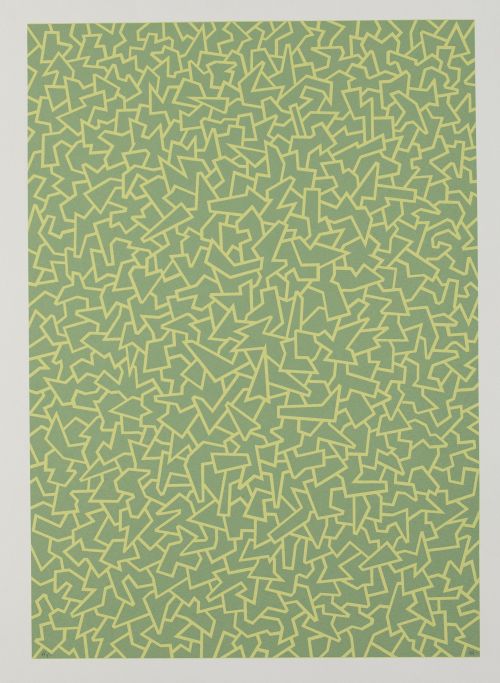 NACHO  ANGULO, "Sin título", Serigrafía sobre papel