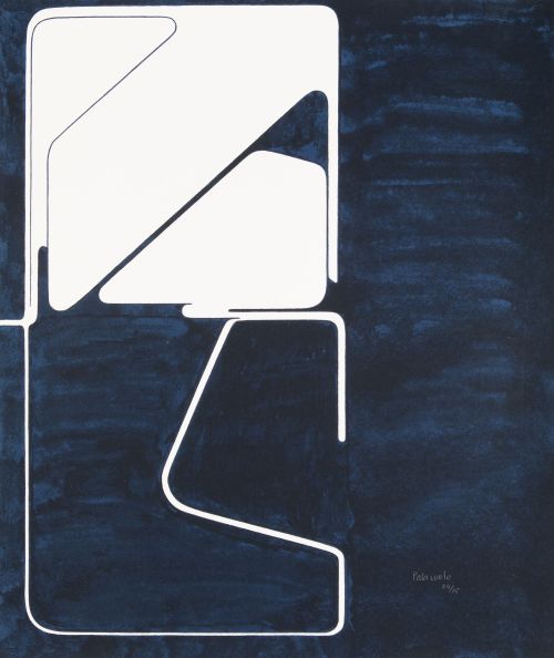 PABLO PALAZUELO, "Logotipo I", 1984, Litografía sobre papel