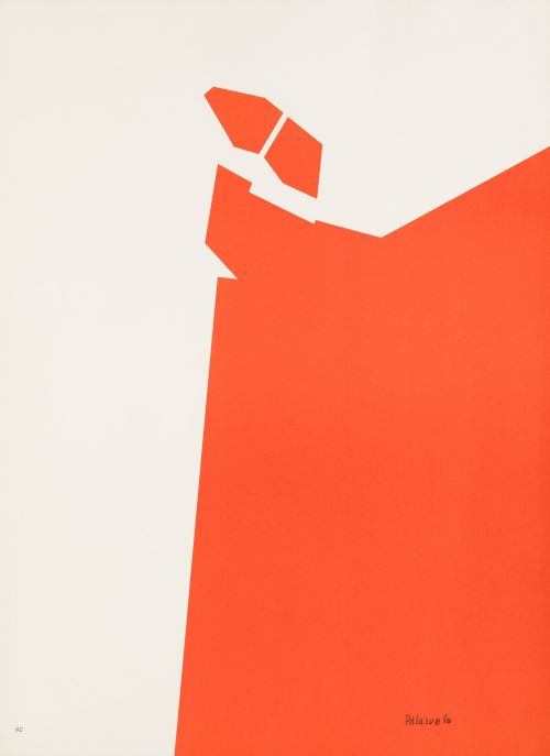 PABLO PALAZUELO, "AFF.AL.119", 1974, Litografía sobre papel