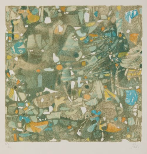 HECTOR POLEO, "Sin título", Litografía sobre papel