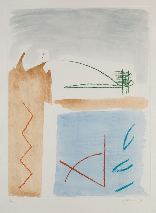 ALBERT RAFOLS CASAMADA, "Sin título", Aguatinta y litografí