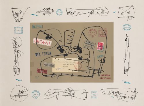 ANTONIO SAURA, "Doméniko Theotokópoulos", 1977, Cincografía